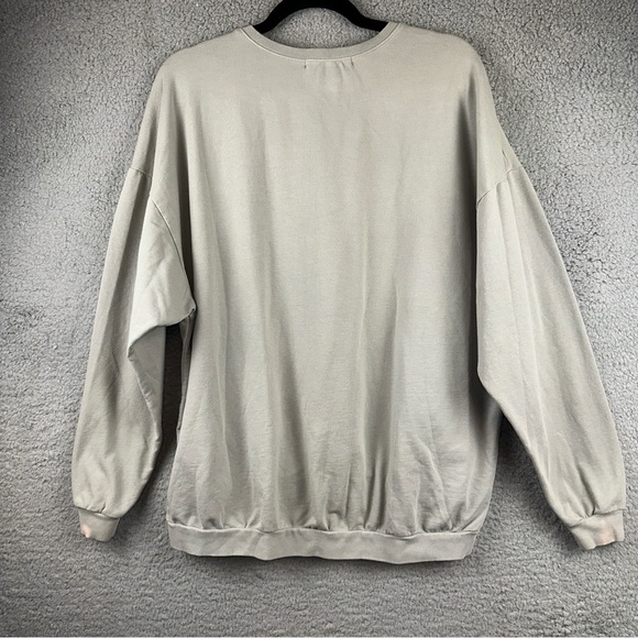 Magnolia Top Womens Small Green Embroidered Logo Sweatshirt - Picture 5 of 10